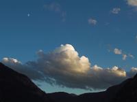 Wolkenleuchten am Abend